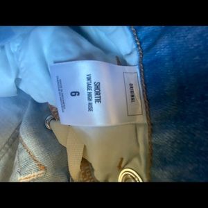 Denim express shorts